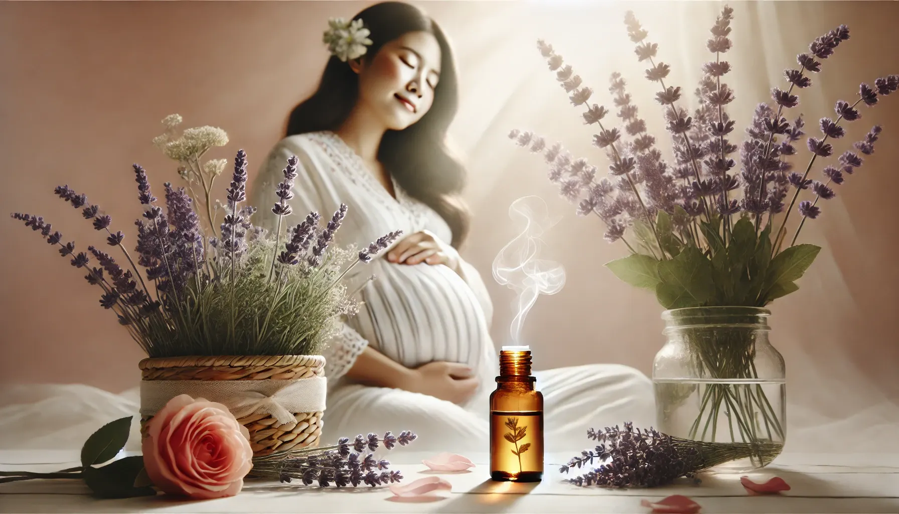 کاهش درد زایمان با عطر گلها و آرماتراپی