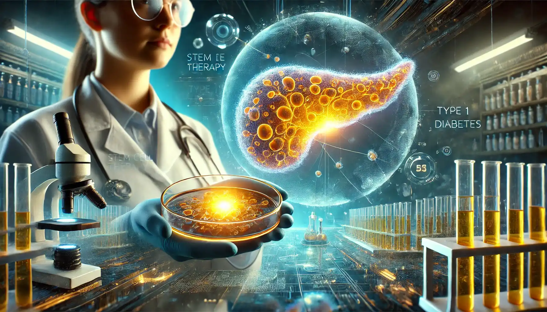 درمان دیابت نوع 1 با سلولهای بنیادی