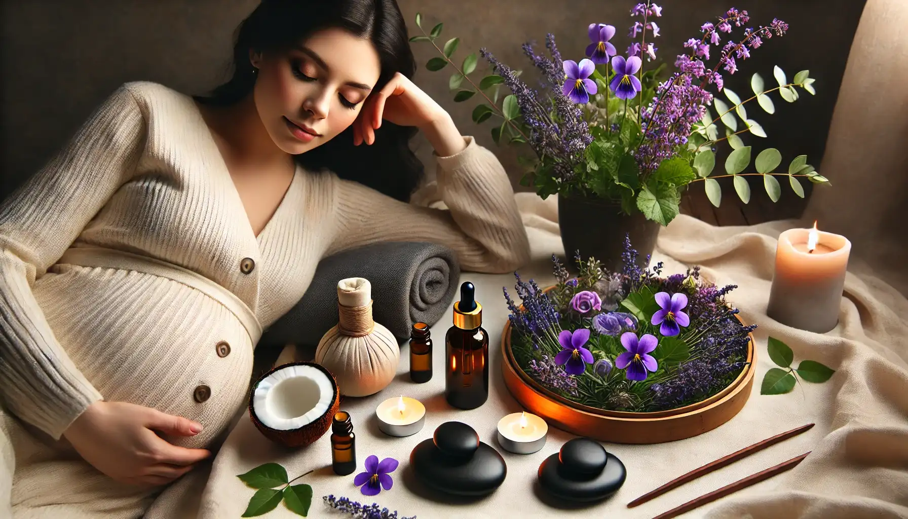 روغن‌های گیاهی برای کاهش درد زایمان و مدت زمان آن