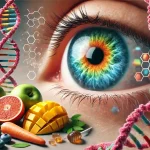 رنگی شدن چشم جنین: عوامل ژنتیکی، تغذیه و محیط