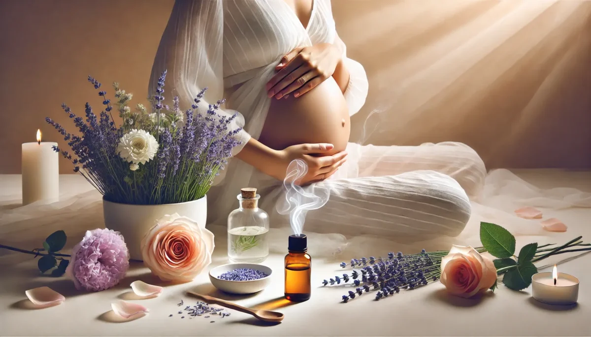 کاهش درد زایمان با عطر گلها و آرماتراپی