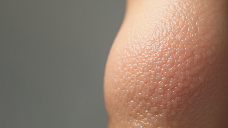 درمان پوست مرغی: راهکارهای رفع خشکی و زبری پوست