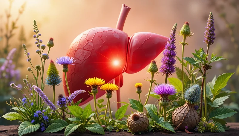 پاکسازی کبد و خون با ۷ گیاه دارویی معجزه‌آسا