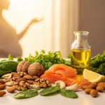 تقویت تخمدان و بارداری سریع با تغذیه؛ شامل امگا ۳ (سالمون و روغن) و سبزیجات برگ سبز